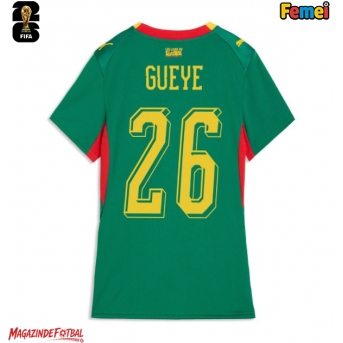 Senegal Pape Gueye #26 Echipament de Fotbal Replică Mondial 2026 Femei Deplasare